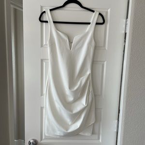 Tiger Mist White Mini Dress